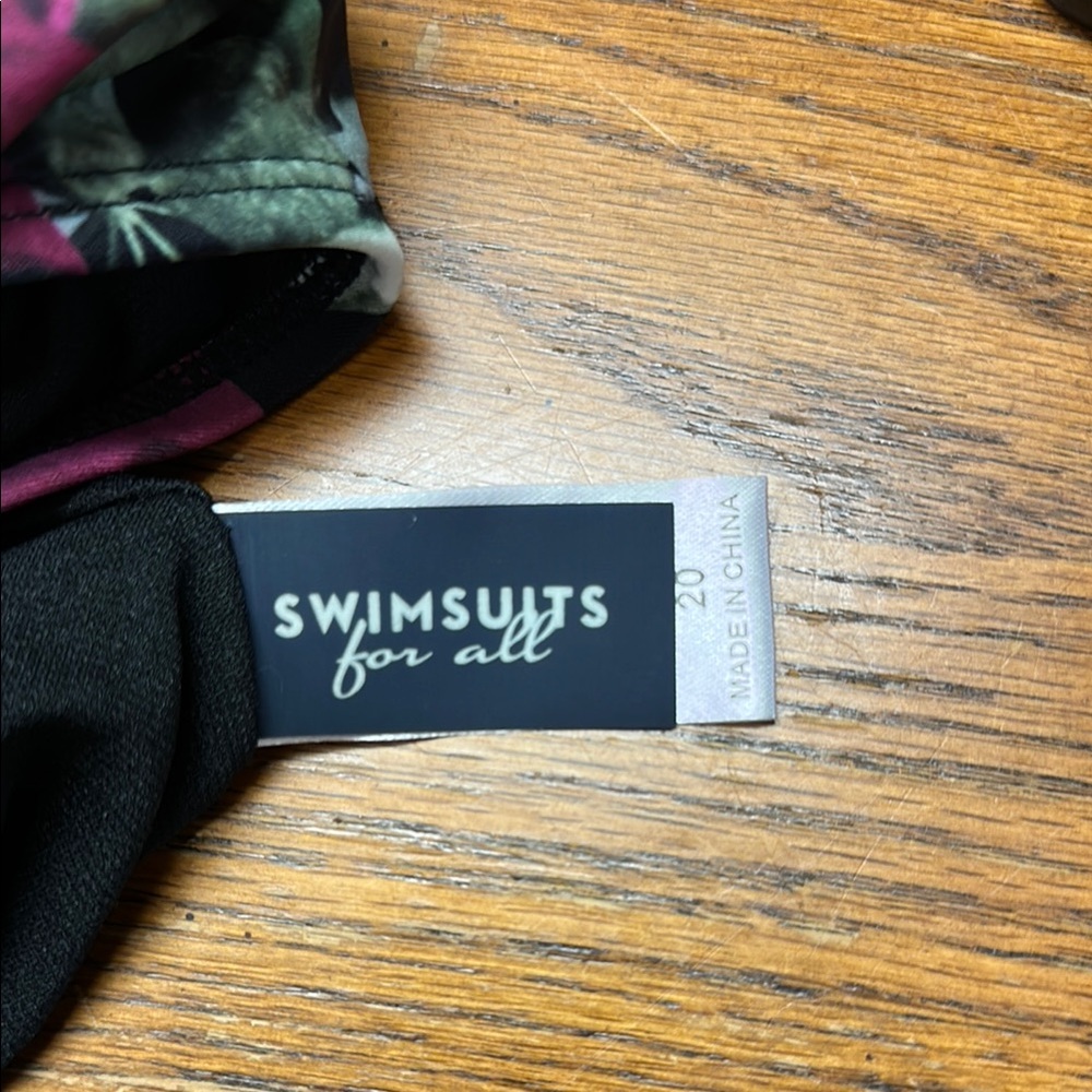 🎉HP🎉 Swimsuits For All Pink Relaxed Tie Front Swim Top - Picture 5 of 7